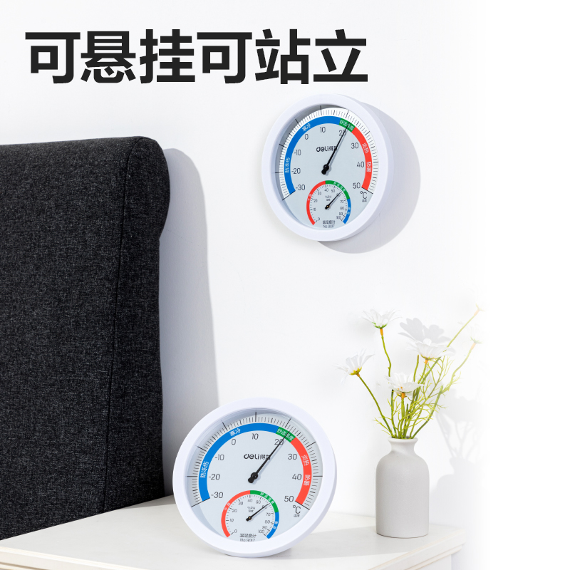 纵横9017机械温湿度计(白色)(台)