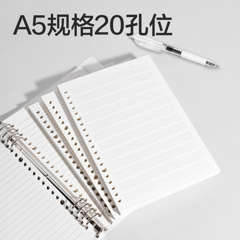 纵横NA5100-1活页芯(方格)(本)