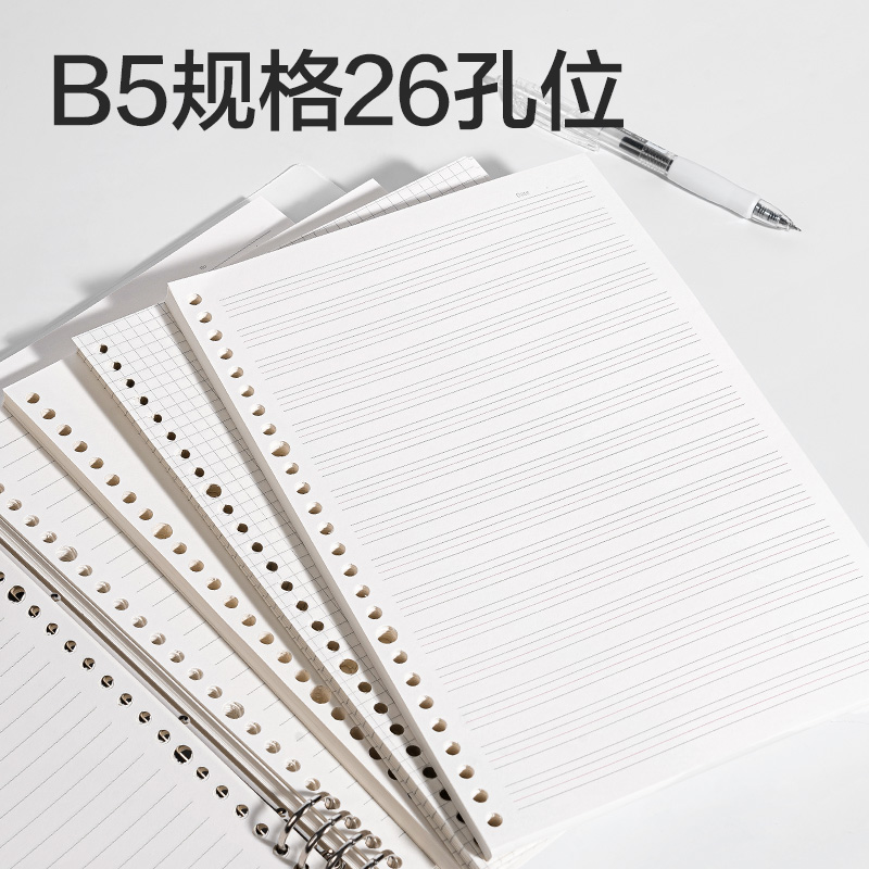 纵横NB5100-1活页芯(方格)(本)