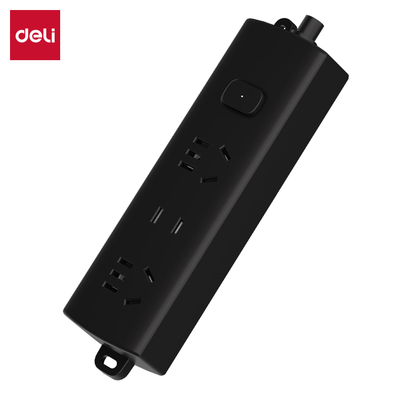 纵横LX140(1.8)黑色延长线插座_2+1_1.8米_PE袋装(黑)(个)