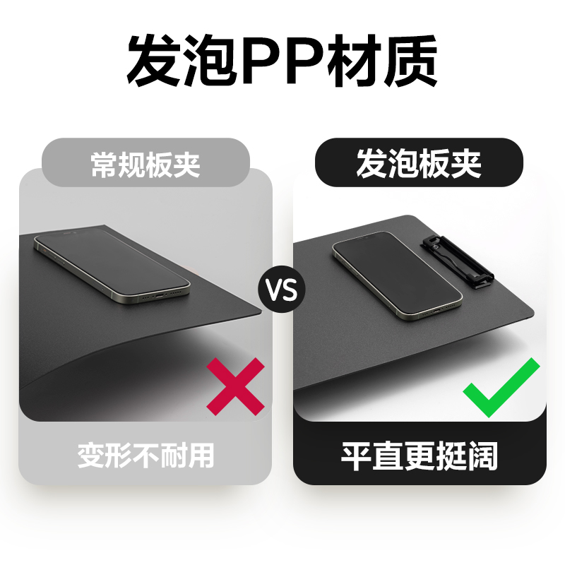 纵横PE128知选A4发泡PP单板夹(绿)(个)
