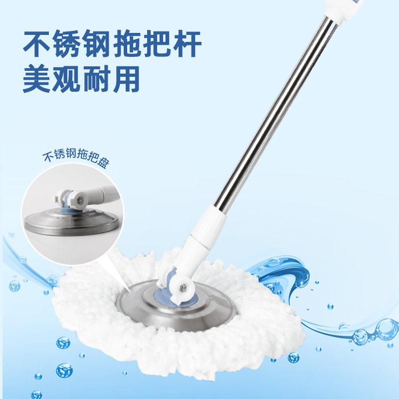 纵横得心LQ152标准款旋转拖把(白)(盒)
