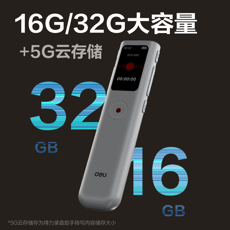 纵横MP307-W录音笔32G(白色)(支)