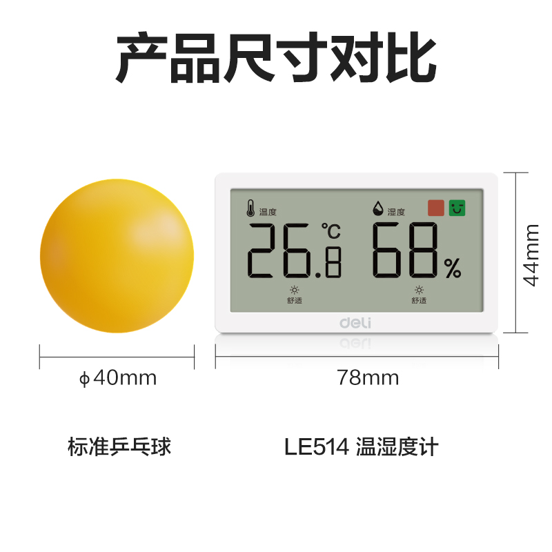 纵横LE514-电子温湿度计(蓝)(个)