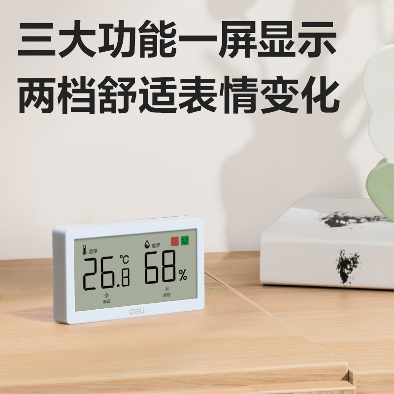 纵横LE514-电子温湿度计(白)(个)