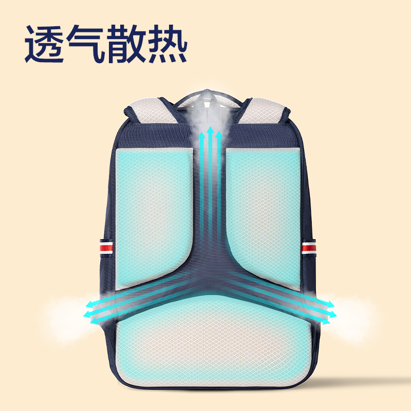 纵横BB179英伦学院系列小学生书包(红)(个)
