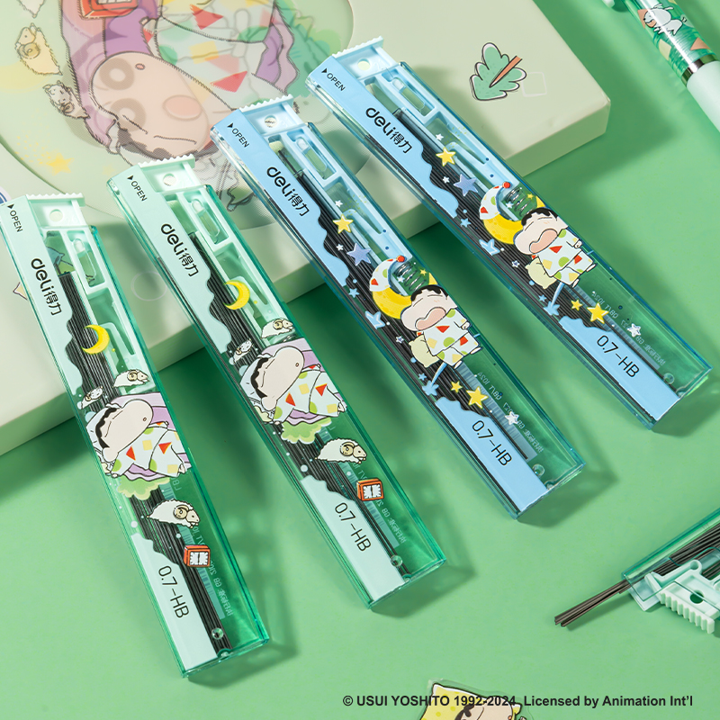 纵横LB009蜡笔小新活动铅芯HB0.7-90mm(混)(支)