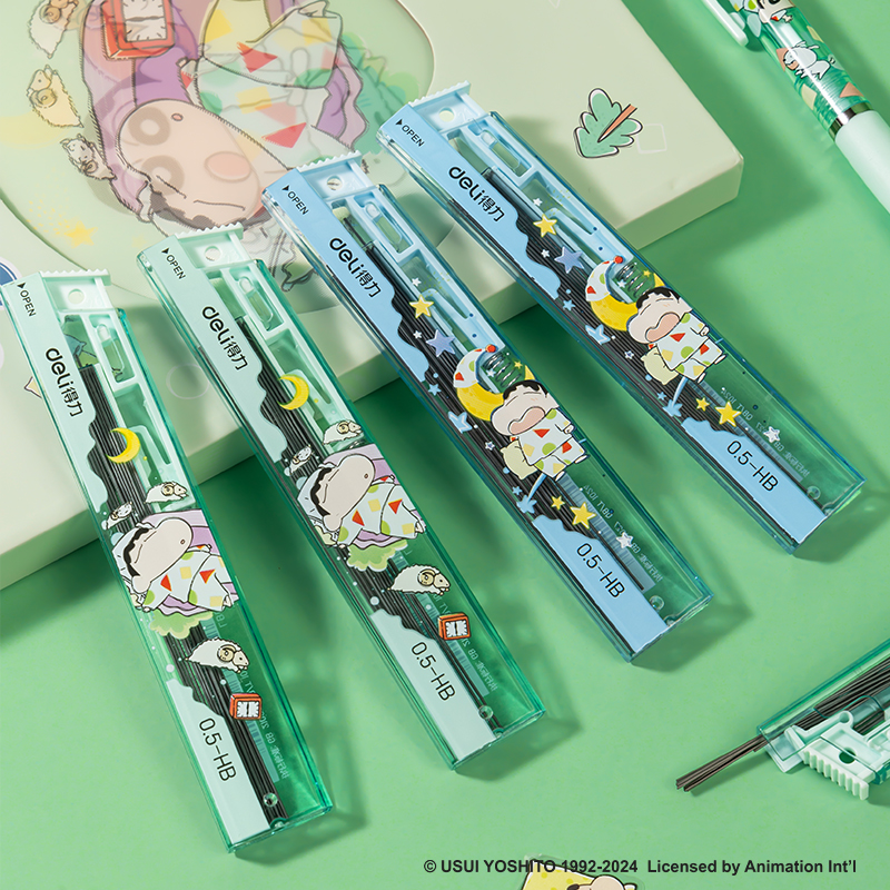 纵横LB008蜡笔小新活动铅芯HB0.5-90mm(混)(支)
