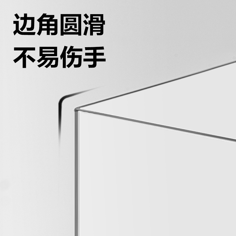 纵横PK906透明方型笔筒(透明)(盒)