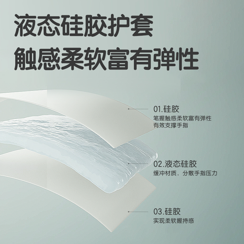 纵横SA72液态硅胶按动常规中性笔0.5mm双珠ST头(黑)(支)
