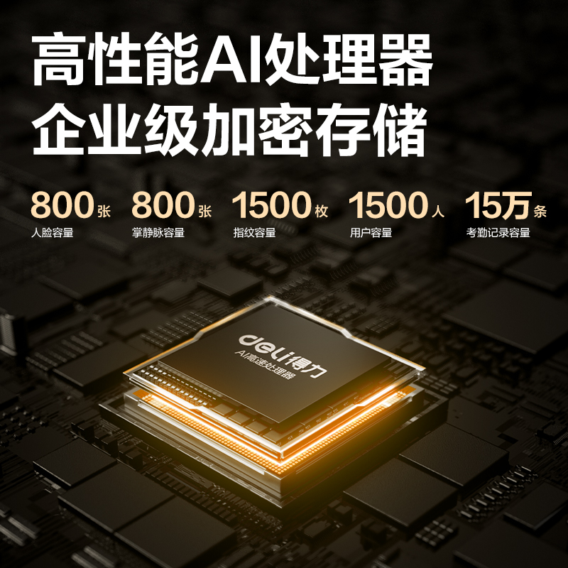 纵横13888 PRO人脸识别考勤机(银灰)(台）