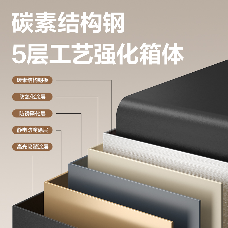 纵横AE219电子密码保管箱H300(黑色)(台)