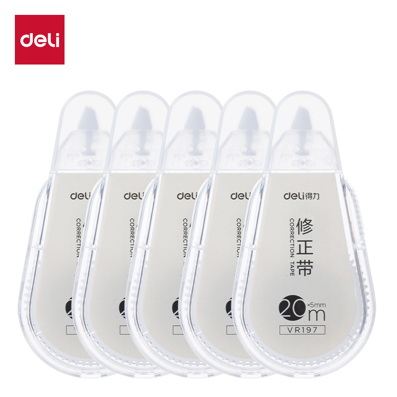 纵横VR197修正带套装5mm*100m膜带(透明)(套)