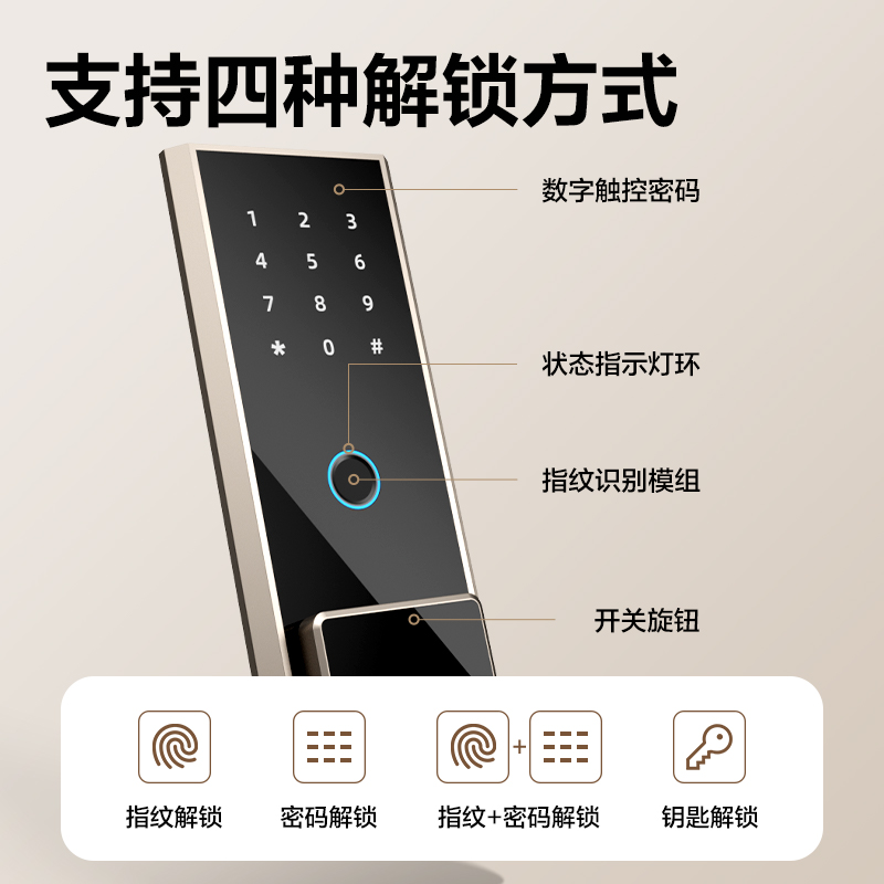 纵横AE64-ZM指纹密码保管箱H450(白色)(台)