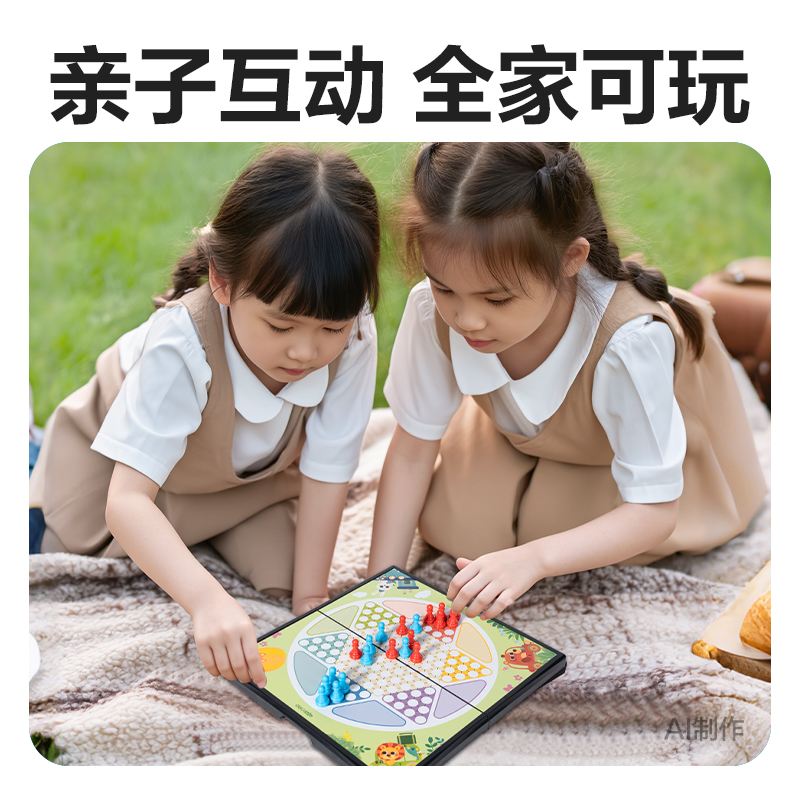纵横YW175-T磁石跳棋(混)(盒)