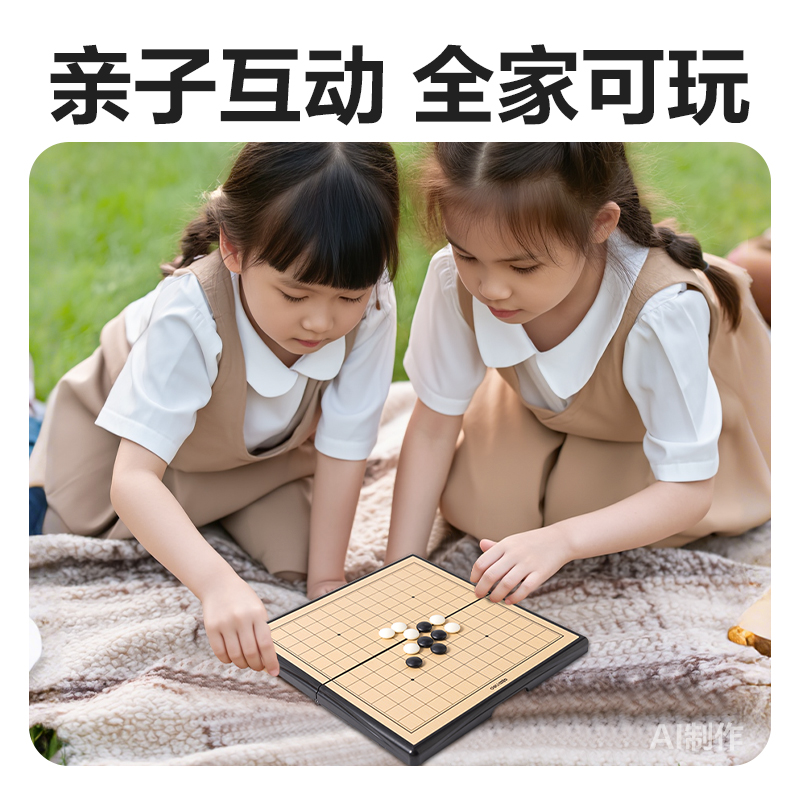纵横YW175-W磁石五子棋(混)(盒)