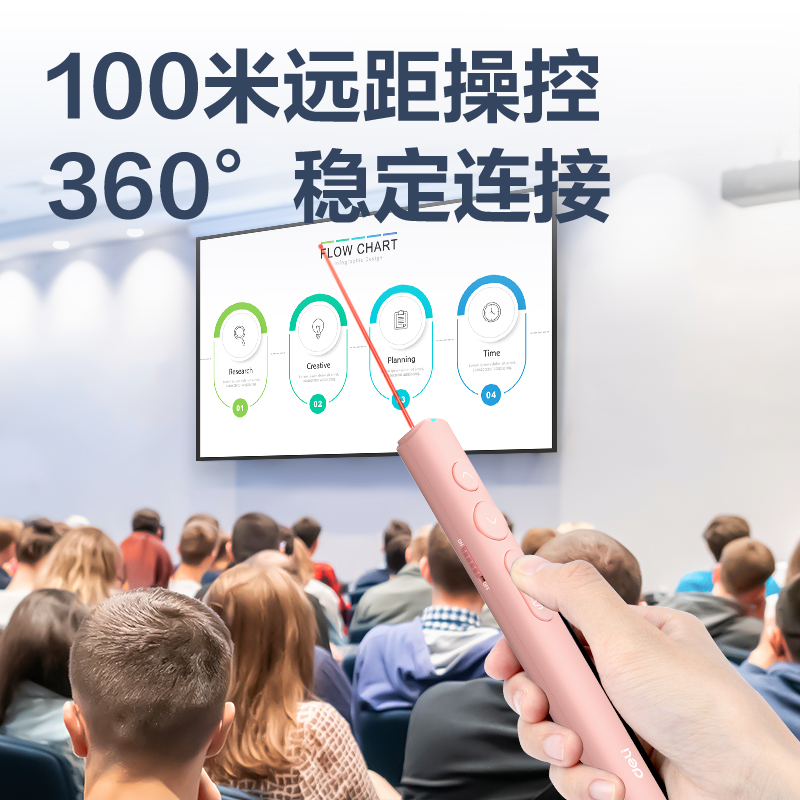 纵横MA110激光翻页笔_激光翻页笔(粉)(支)