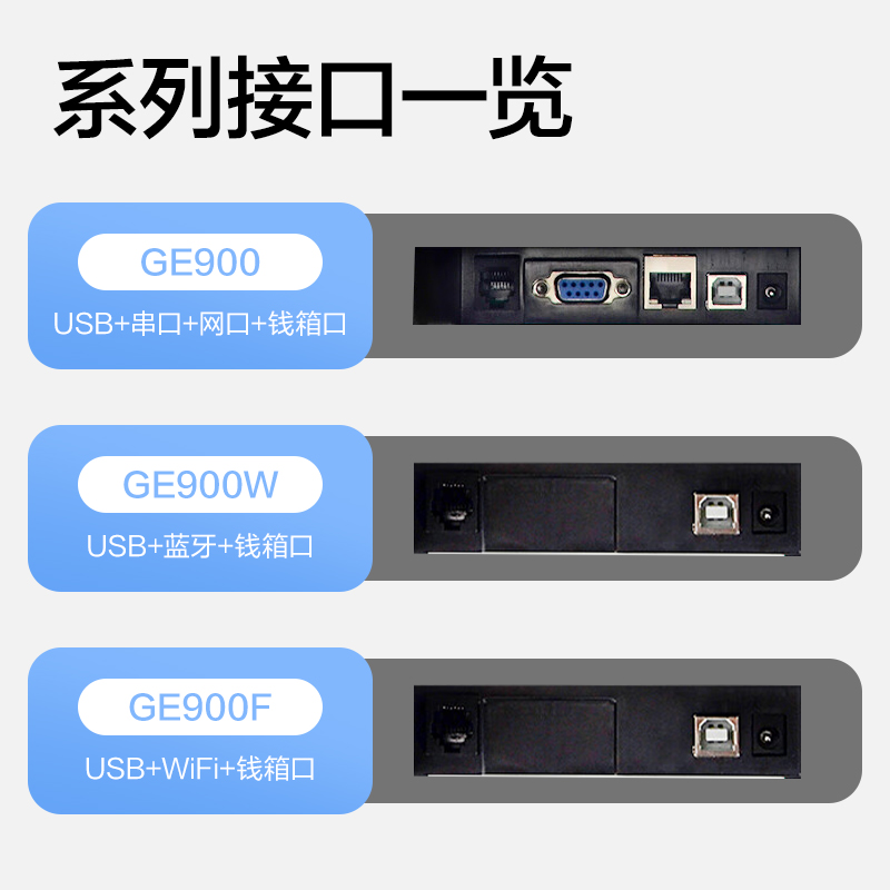 纵横GE900W热敏票据打印机(黑色)(台)