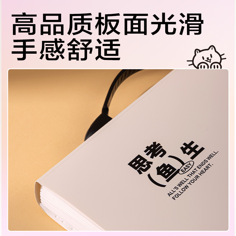 纵横PM327线条独白13格横式学生风琴包(混)(个)