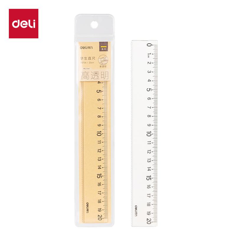 纵横79754直尺20cm(透明本色)(把)