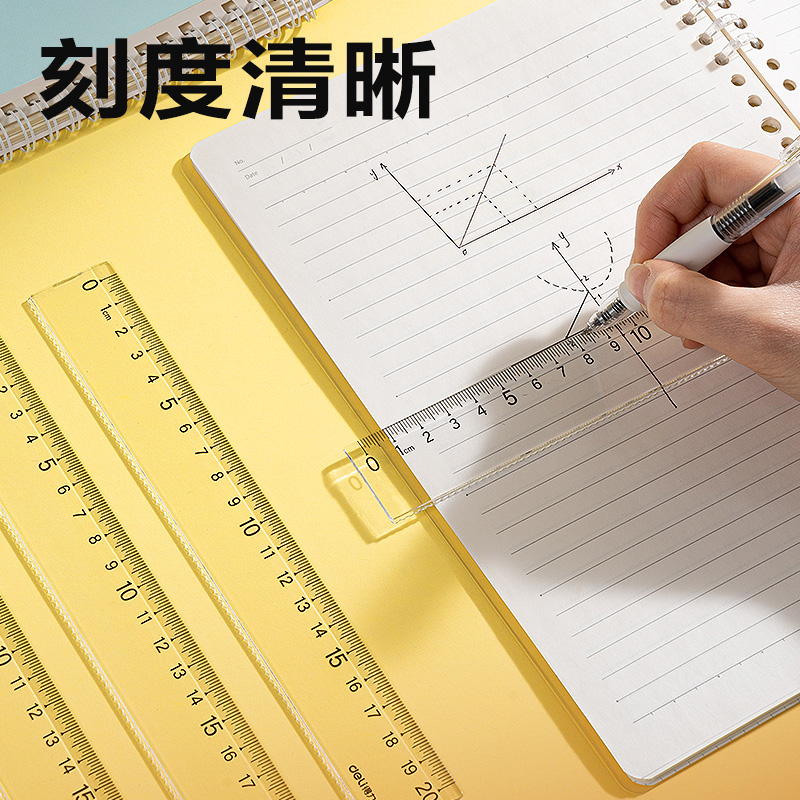 纵横79754直尺20cm(透明本色)(把)
