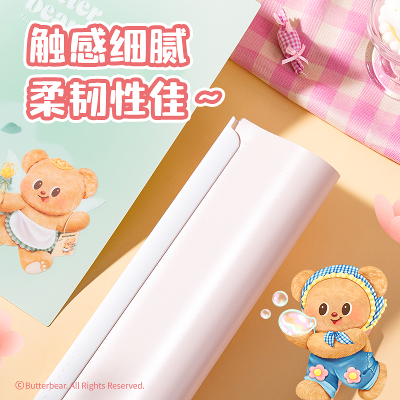 纵横HY753_黄油小熊ABS长杆旋转报告夹(混)(个)