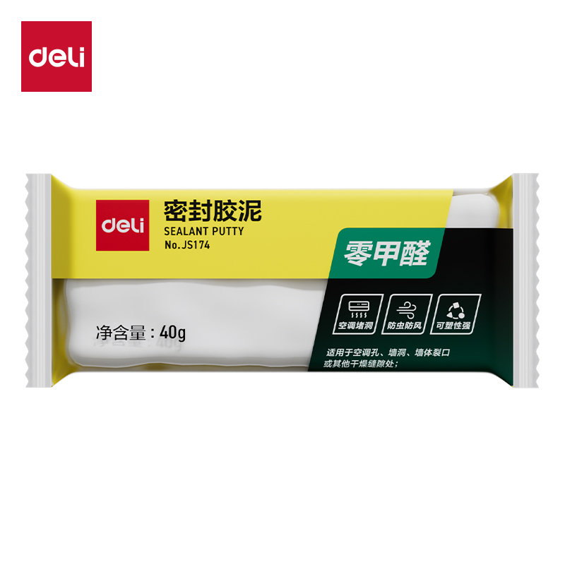 纵横JS174零甲醛密封胶泥40g(白)(包)