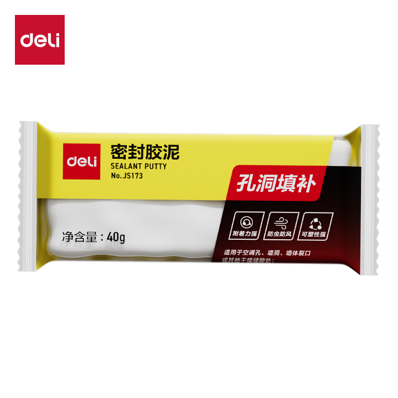 纵横JS173基础款密封胶泥40g(白)(包)