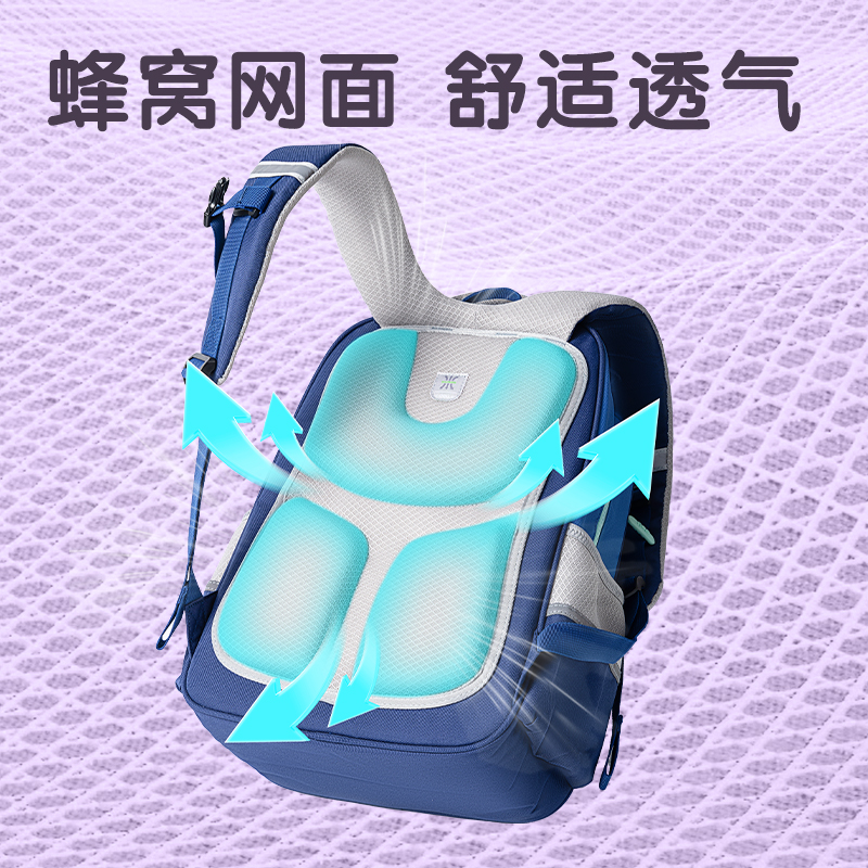 纵横BB197出色系列小学生书包(紫)(个)