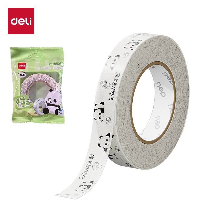 纵横XM567熊猫美纹胶带15mm *20y*130μm (白色)(袋)