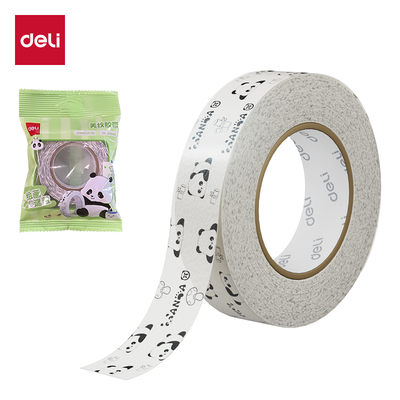 纵横XM568熊猫美纹胶带20mm *20y*130μm(白色)(袋)