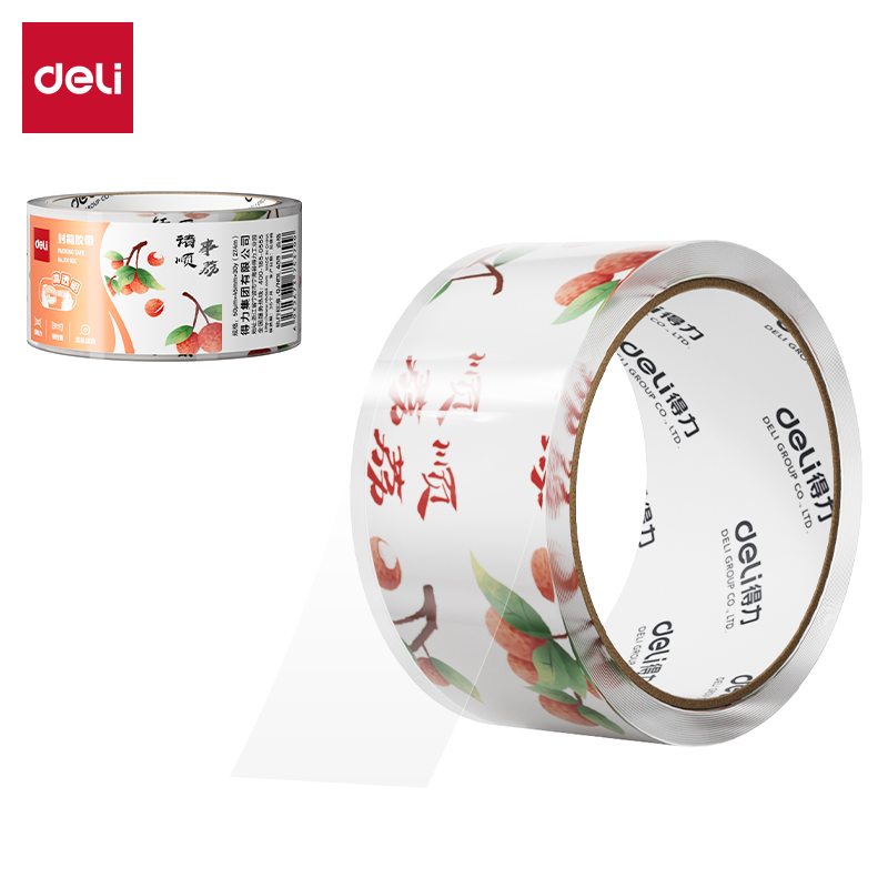 纵横JD103C水果封箱胶带45mm*50um*30y(透明)(卷)