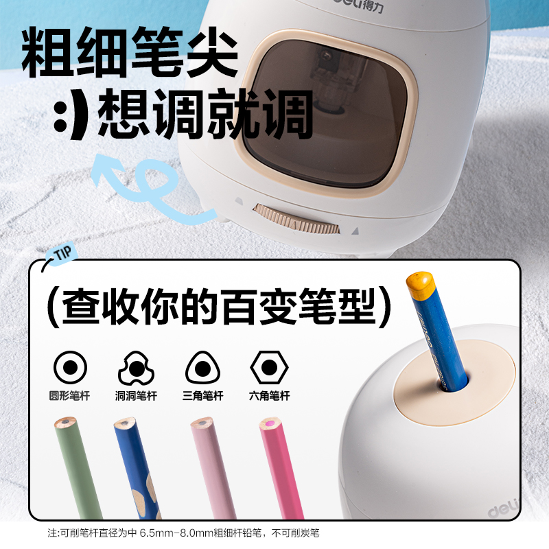 纵横VA304电动卷笔刀(白色)(台)