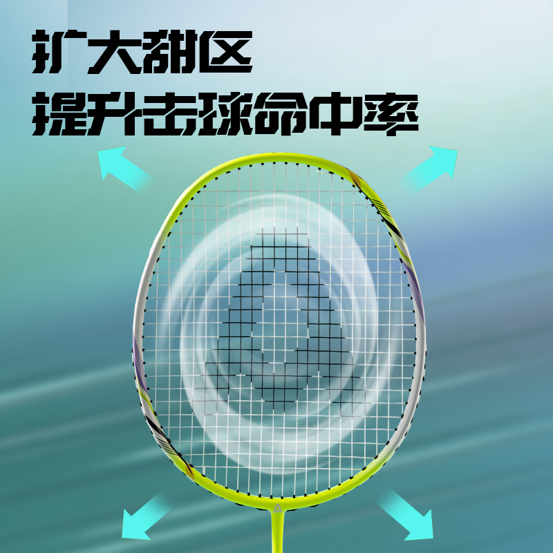 安格耐特FH127碳纤维一体羽毛球拍(单支装)(混)(支)