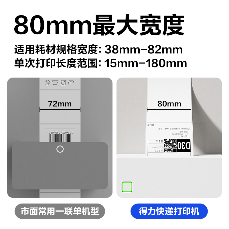 纵横GE382热敏标签打印机(白色)(台)