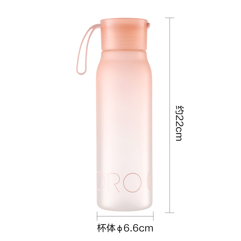 纵横LL311随手杯(旋盖)(580mL)(肉桂杏粉)(1个/盒)