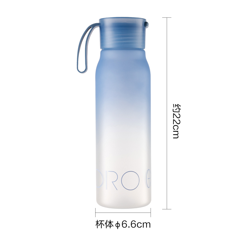 纵横LL311随手杯(旋盖)(580mL)(晚波青蓝)(1个/盒)