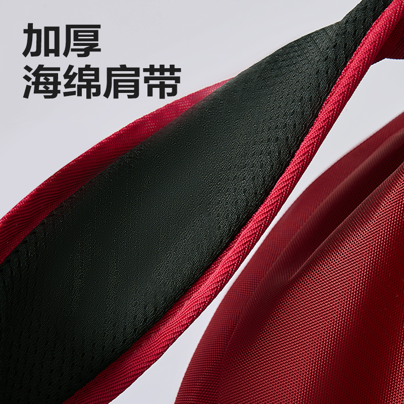 纵横BB200简约轻便系列初高中书包(红)(个)