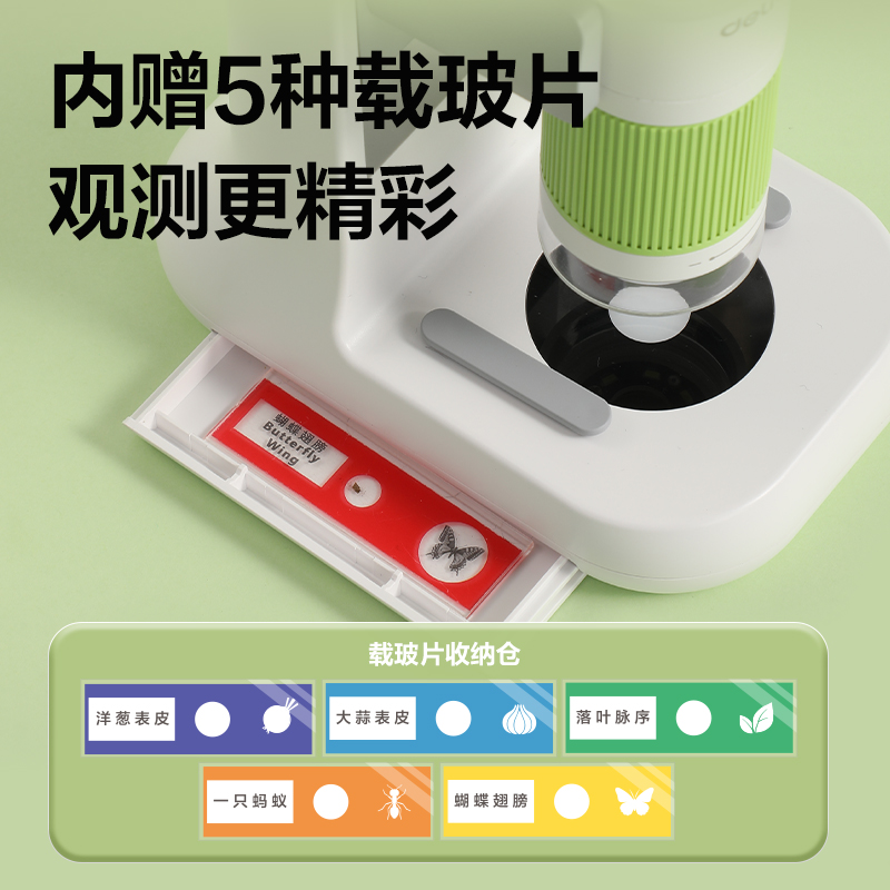 纵横YX465电子显微镜(绿)(盒)
