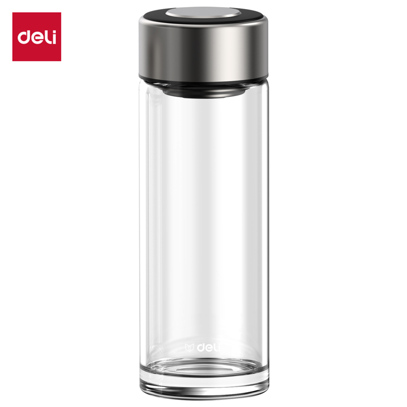 纵横LL511单层玻璃杯550mL(黑色)(直杯)(个)
