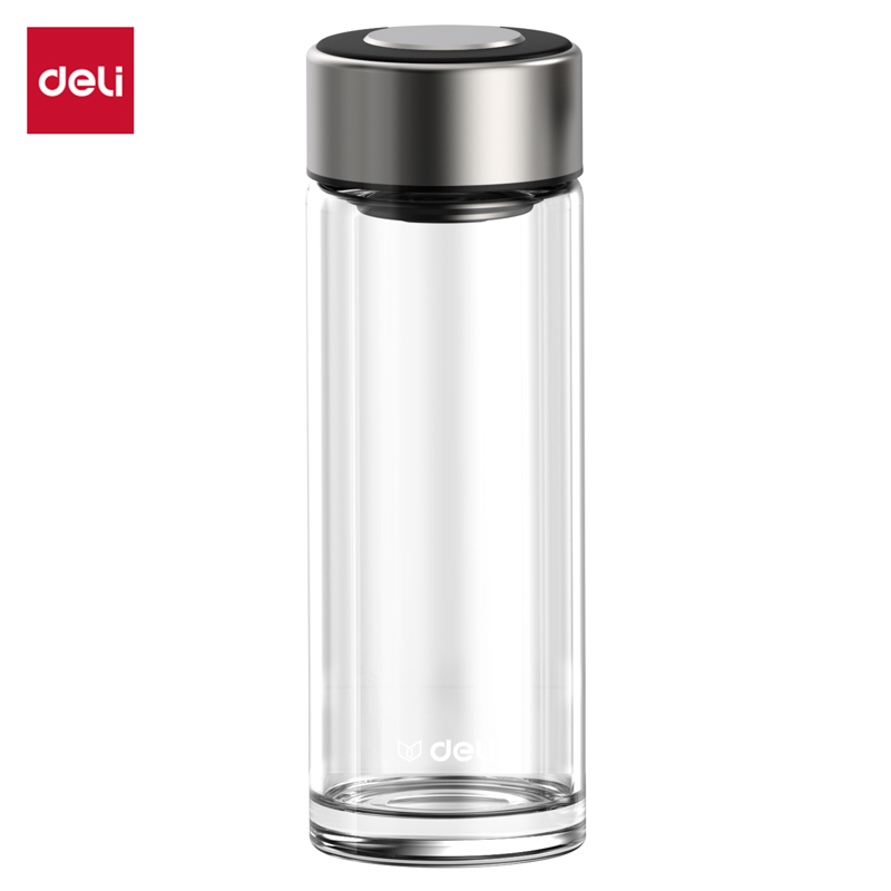 纵横LL510单层玻璃杯450mL(黑色)(直杯)(个)