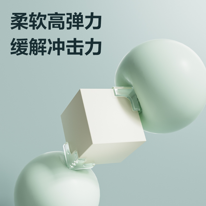 纵横JF107防撞角38mm*38mm*38mm(透明)(8个/袋)