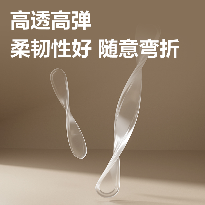 纵横JF113防撞条100mm*16mm*5mm(透明)(4片/袋)