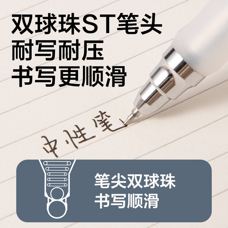 纵横SG364六边形战士书写套装(黑)(5件套)