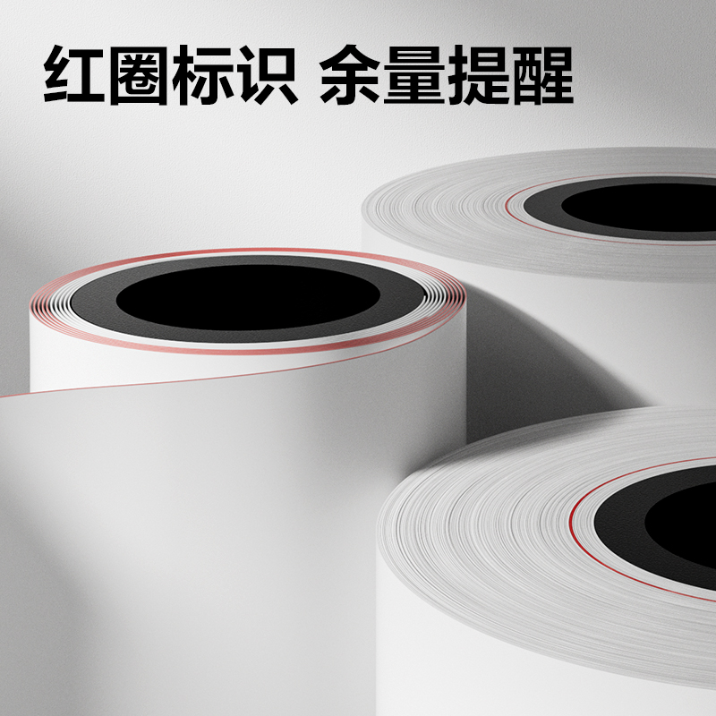 纵横ZS601塞纳河实惠装收银纸80*50型(混)(5卷/包)