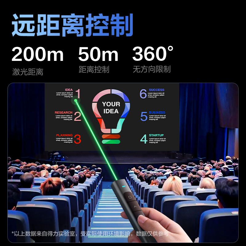 纵横MA120-G激光翻页笔(深灰)(支)