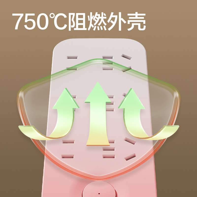 纵横LU9057(1.8)雅白系列插座_3+3_1.8米_PE袋(白)(个)