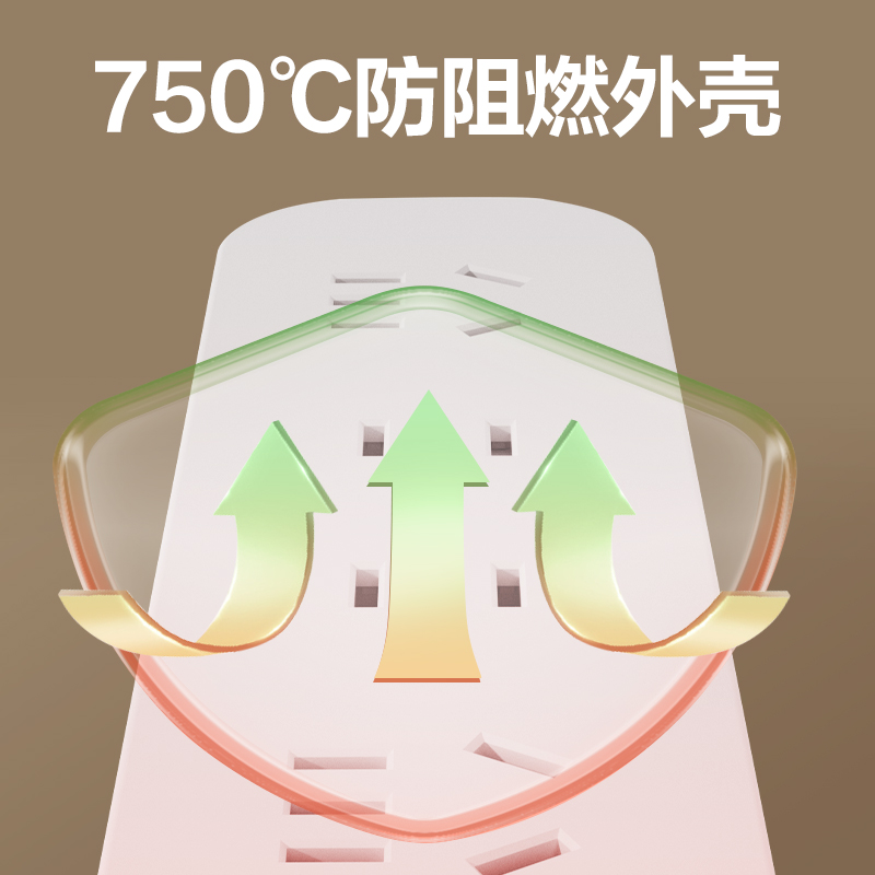 纵横LU9055(1.8)雅白系列插座_2+2_1.8米_PE袋(白)(个)