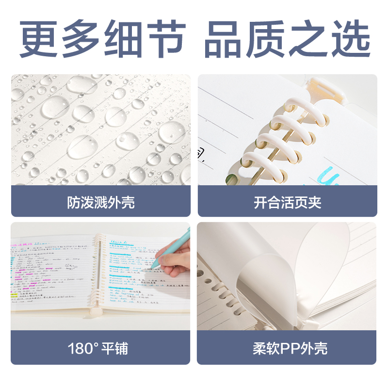 纵横HA5-7 PP自由翻A5活页壳(PP壳+夹具)(本)