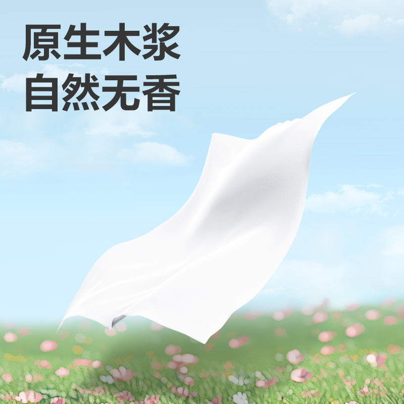 桔然WJ4120-01有芯卷纸4层120g(10卷/提)(提)(绿)